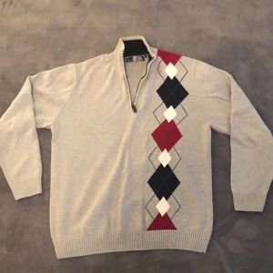 Oscar De La Renta 1/4 zip sweater